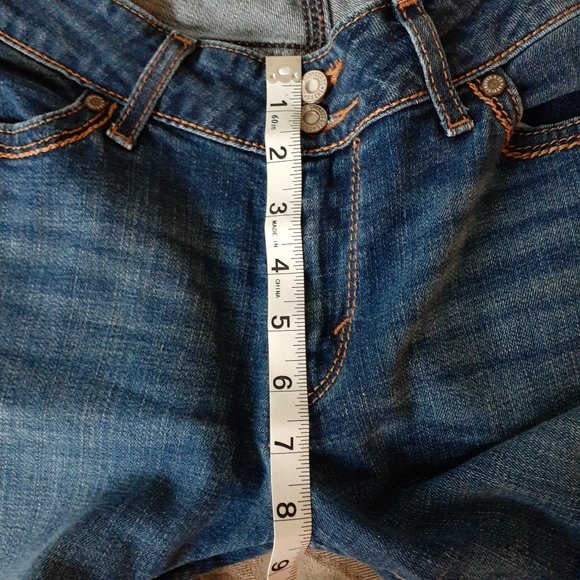 Levi's 529 Curvy Fit Straight Women's Medium Wash Denim Jeans-Size 10 M W30 L32 - Picture 8 of 10